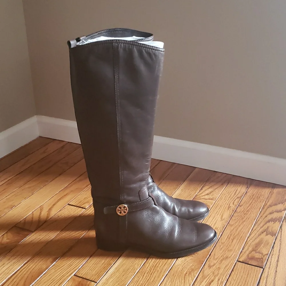 Tori Burch Bristol Brown Coconut boots